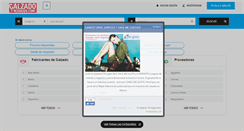 Desktop Screenshot of calzadoynegocios.com